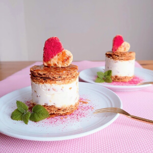 りんごのムースパイ